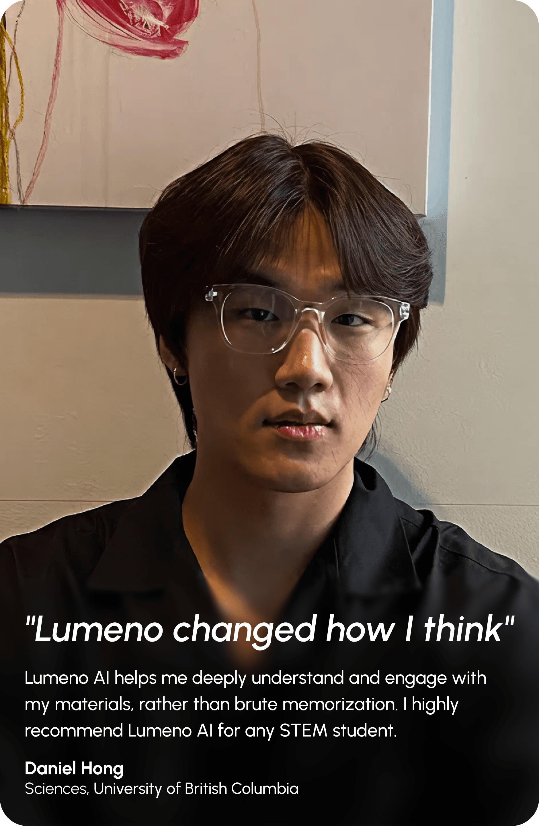 Student Name testimonial